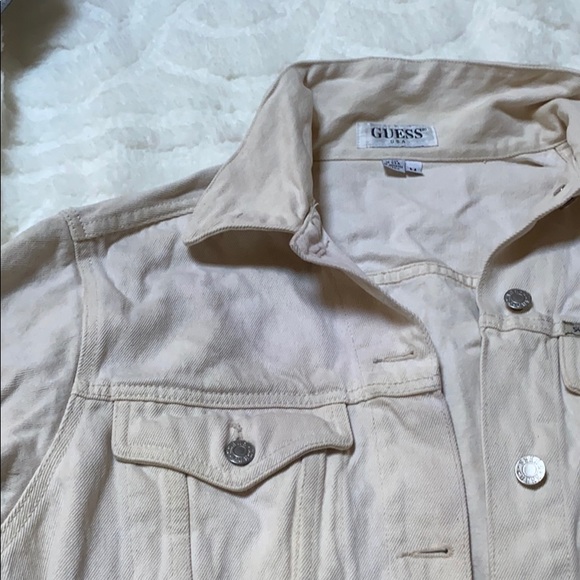 Guess Cream Jean Jacket. - Picture 3 of 5